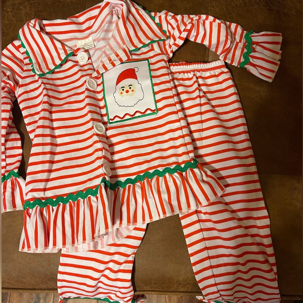 Santa PJs Girl size 2T. Brand new without tags.